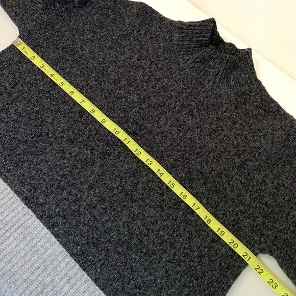 Michael Michael Kors Colorblock Sweater Womens Large Mock Neck Wide Drop Sleeves - Picture 10 of 11